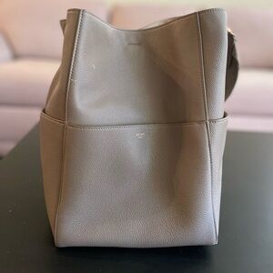 Celine Sangle Bucket Bag Taupe